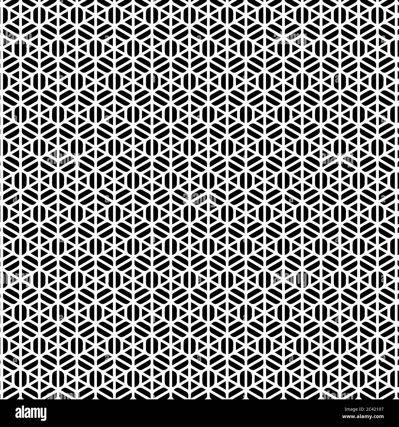 pattern design geometric seamless 3d cool background black and white vector  web illustration eps10 illustrator Stock Vector Image & Art - Alamy