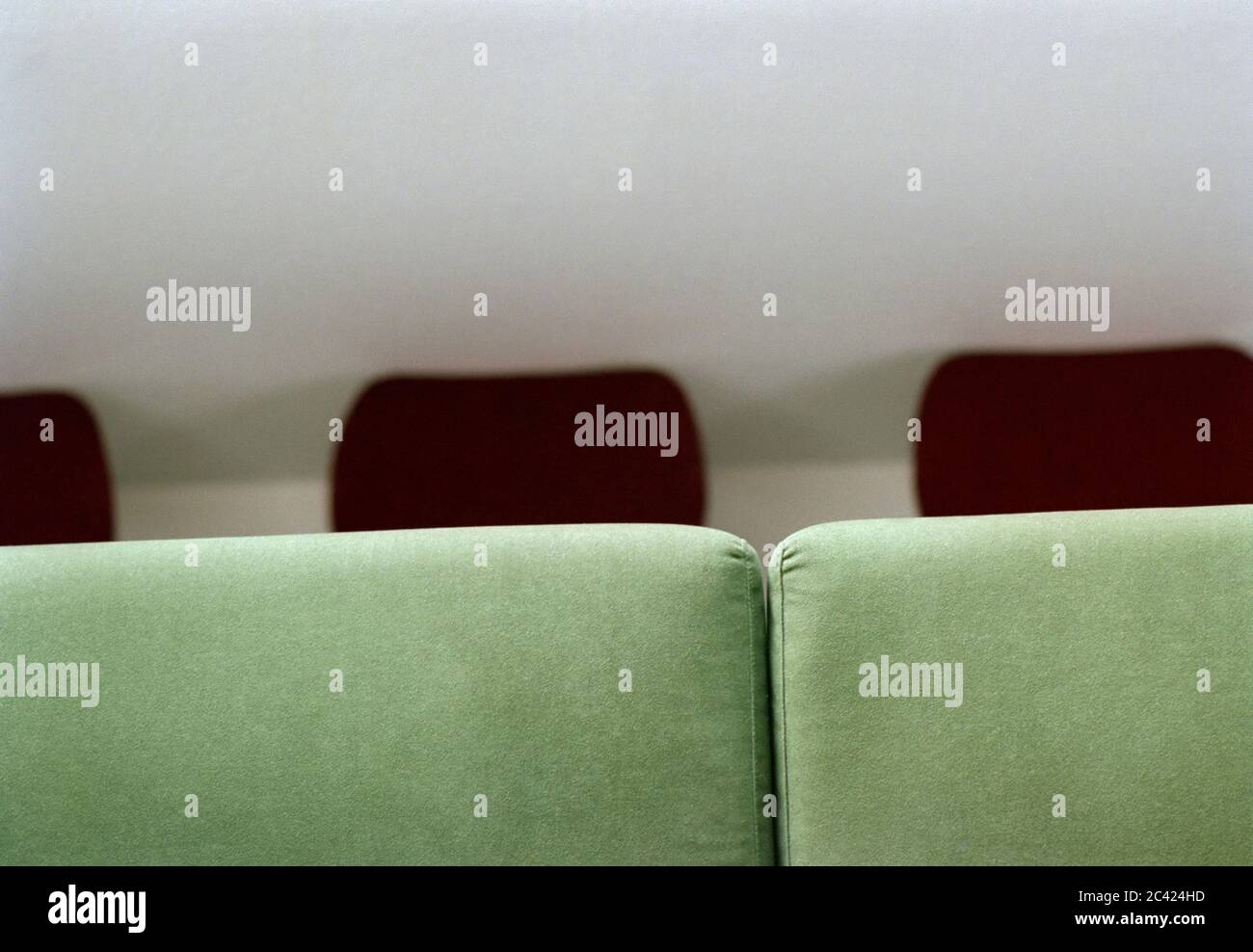 Rows of seats closeup Stock Photo Alamy