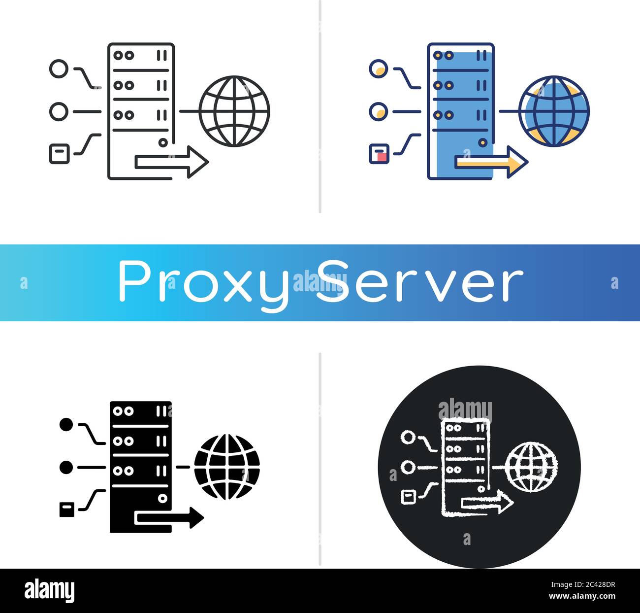 Forward proxy icon Stock Vector Image & Art - Alamy