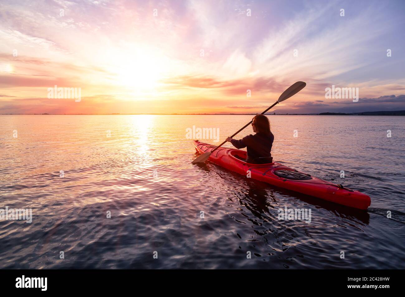 Sea kayaking during vibrant hi-res stock photography and images - Alamy