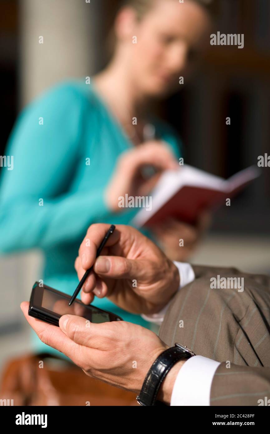 Close up businessman palm hi-res stock photography and images - Alamy