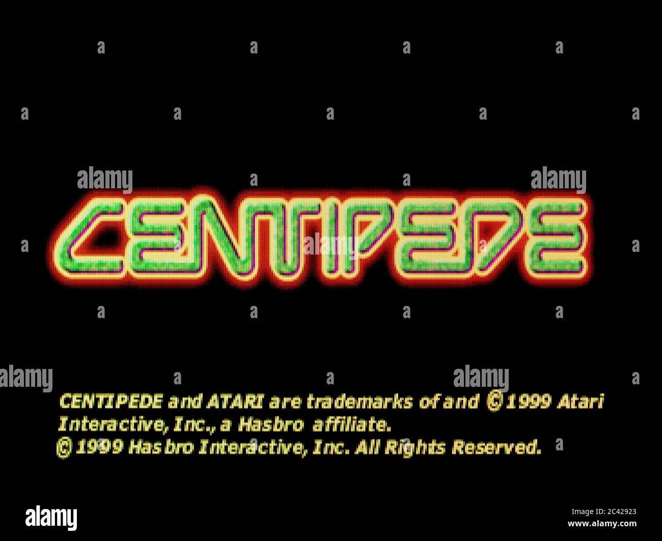 Centipede - Sony Playstation 1 PS1 PSX - Editorial use only Stock Photo