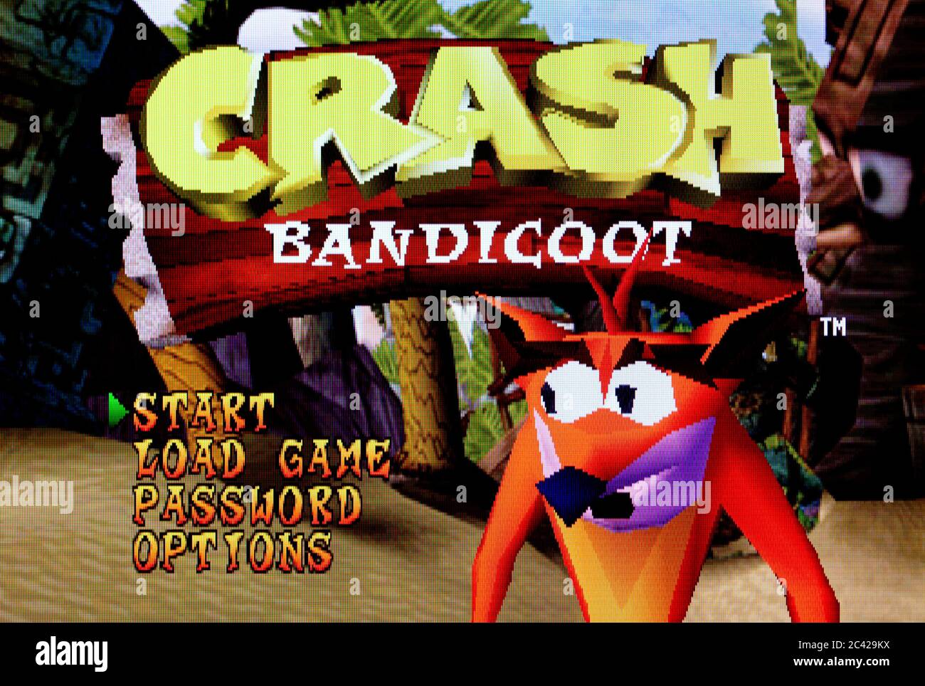 Crash Bandicoot - Sony Playstation 1 PS1 PSX - Editorial use only Stock Photo