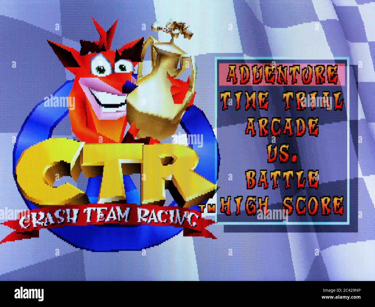 Crash Team Racing - Sony Playstation 1 PS1 PSX - Editorial use only Stock  Photo - Alamy