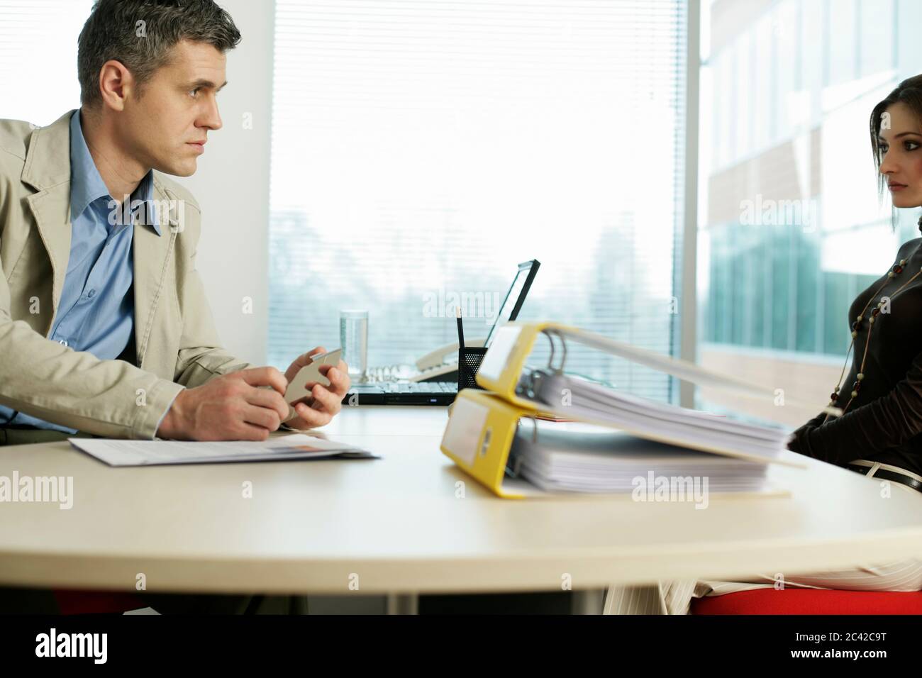 Interview Horizontal Interview horizontal hi-res stock photography and images - Alamy