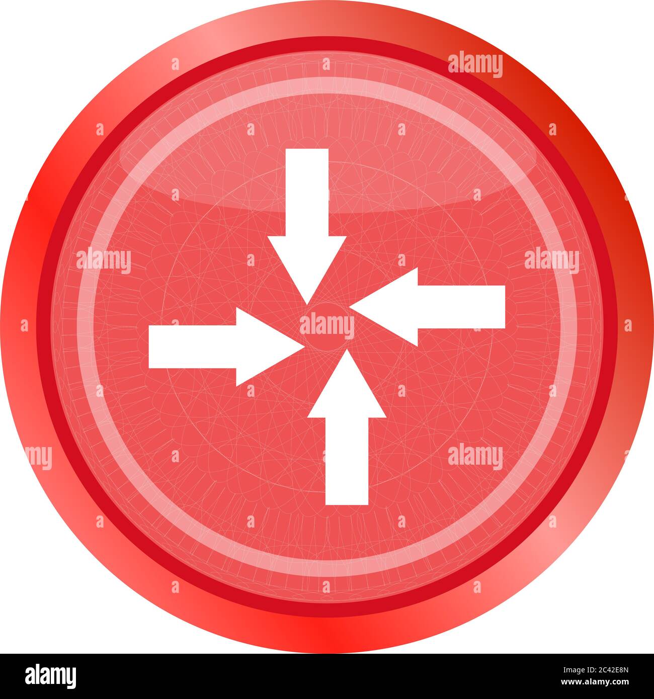 arrow set on web icon button. Trendy flat style sign isolated on white ...