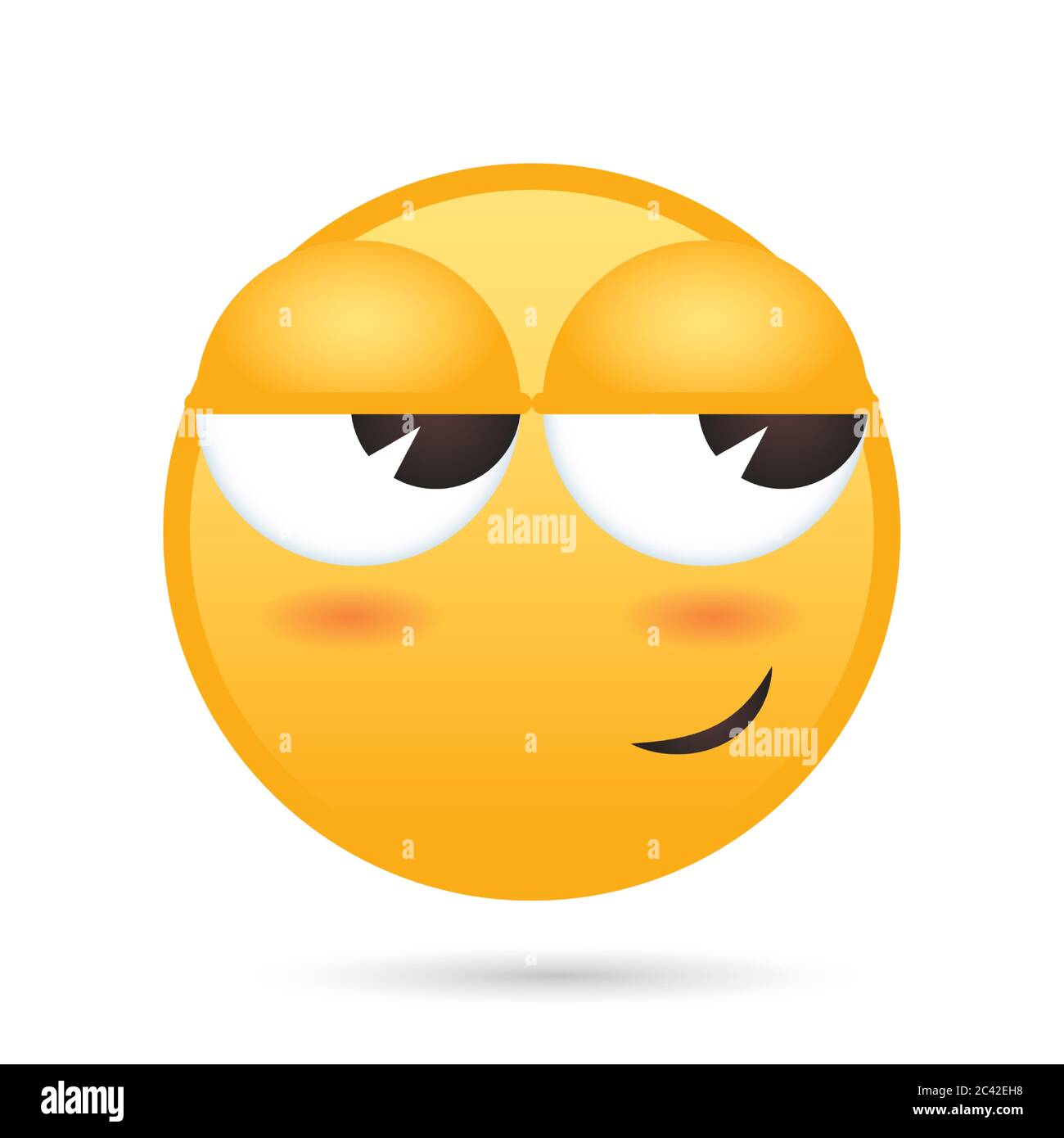 emoji face suspect funny character vector illustration design Stock Vector