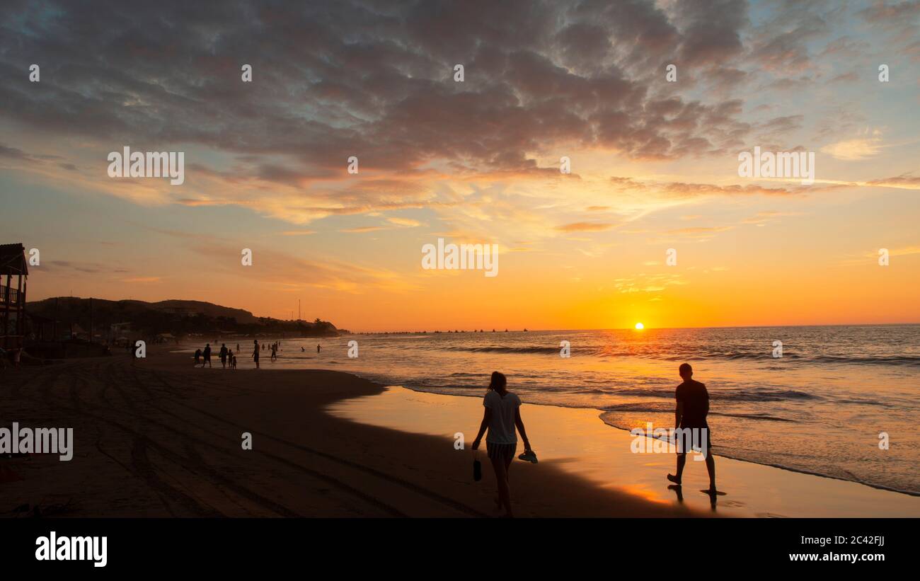 Woman beach sun sea hi-res stock photography and images - Alamy