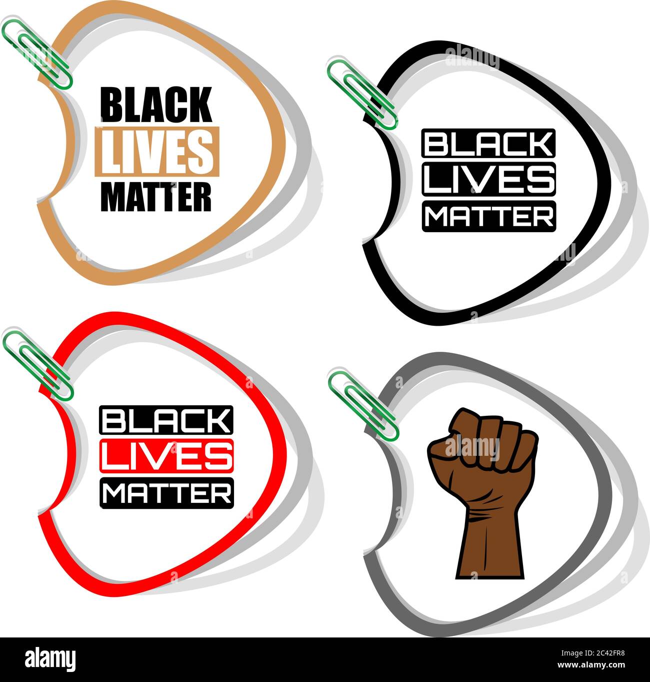 Black Lives Matter, I Can't Breathe. Protest Banner about Human Right of Black People in US. Black Lives Matter. America. Stock Photo