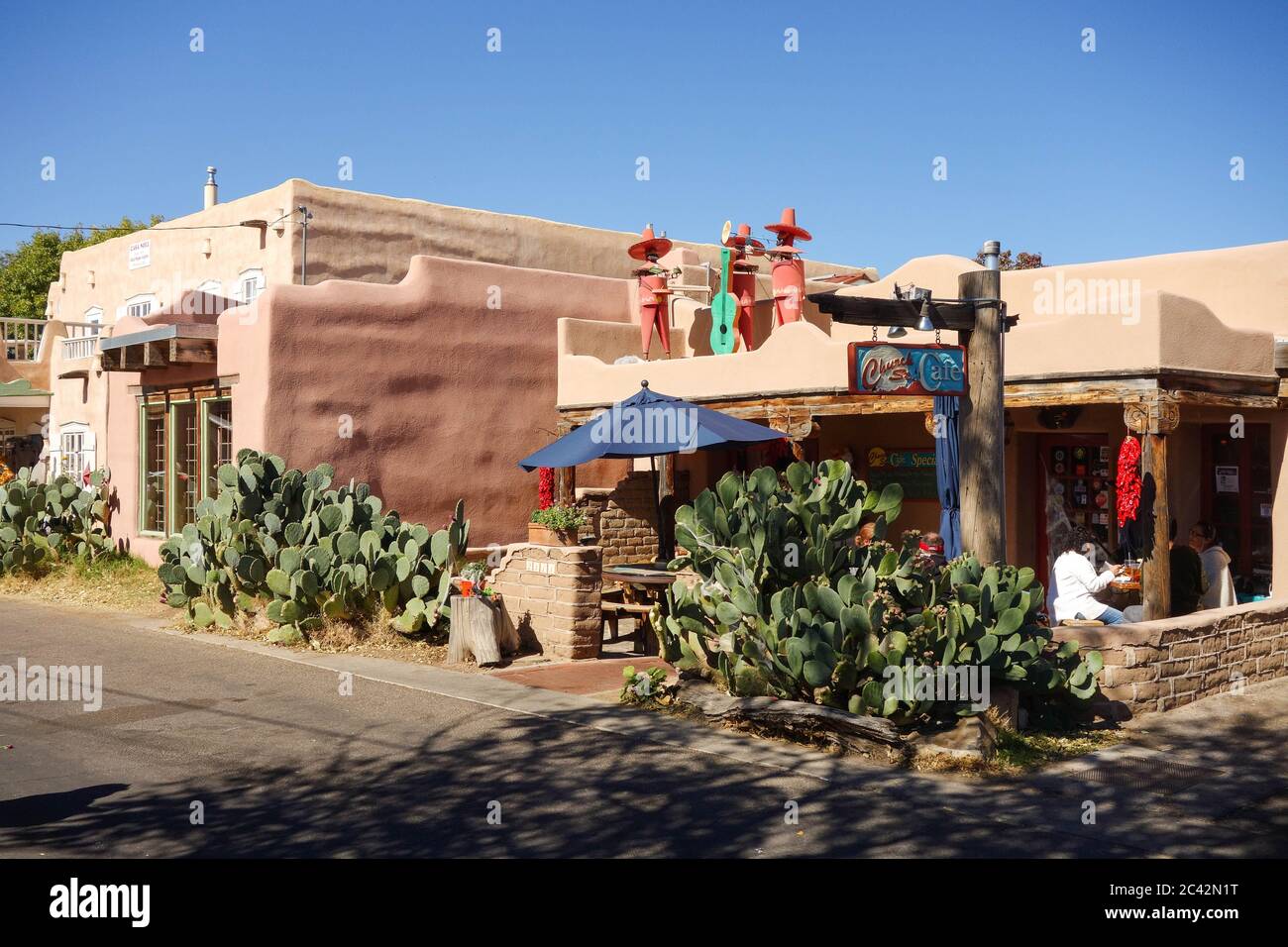 Church street Cafe in Albuquerque, NM Stock Photo