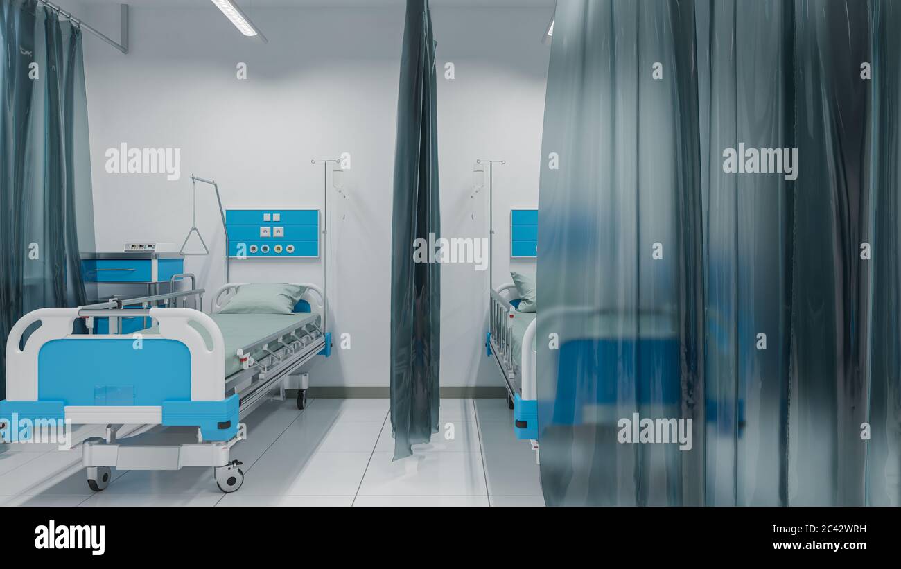 Empty hospital bed night hi-res stock photography and images - Alamy