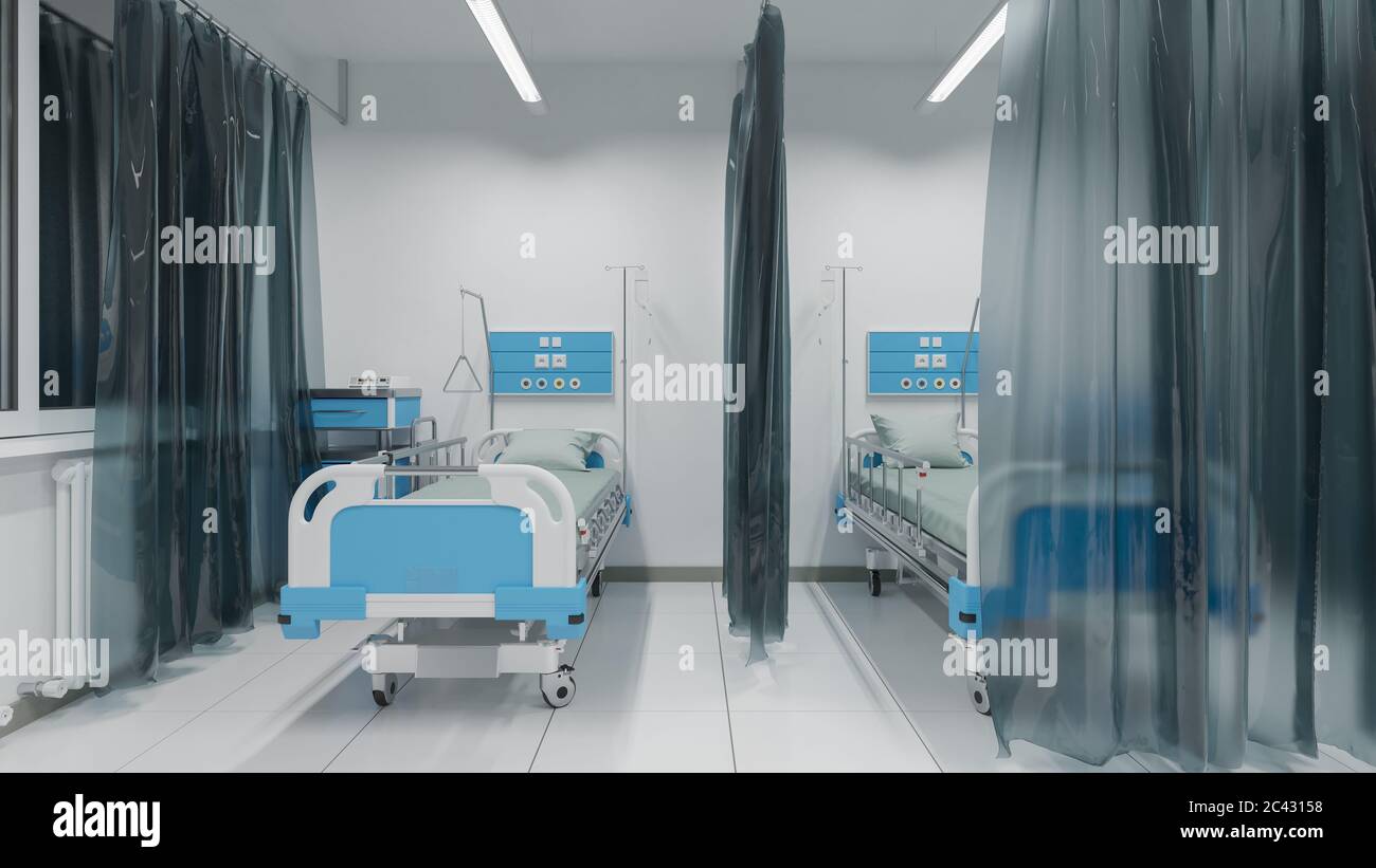 Empty hospital bed night hi-res stock photography and images - Alamy