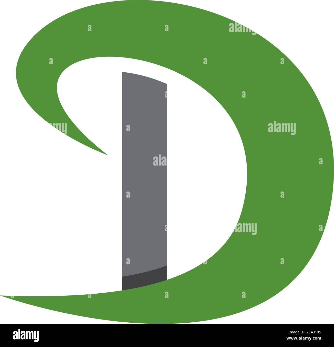 D letter logo vector icon illustration design Stock Vector Image & Art ...