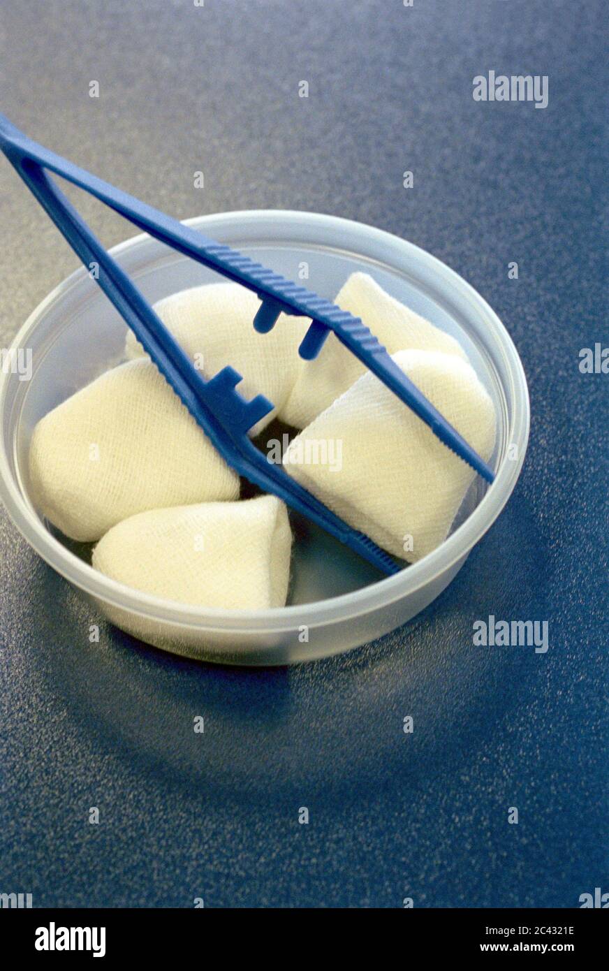 Forceps and dressing material hospital Stock Photo Alamy