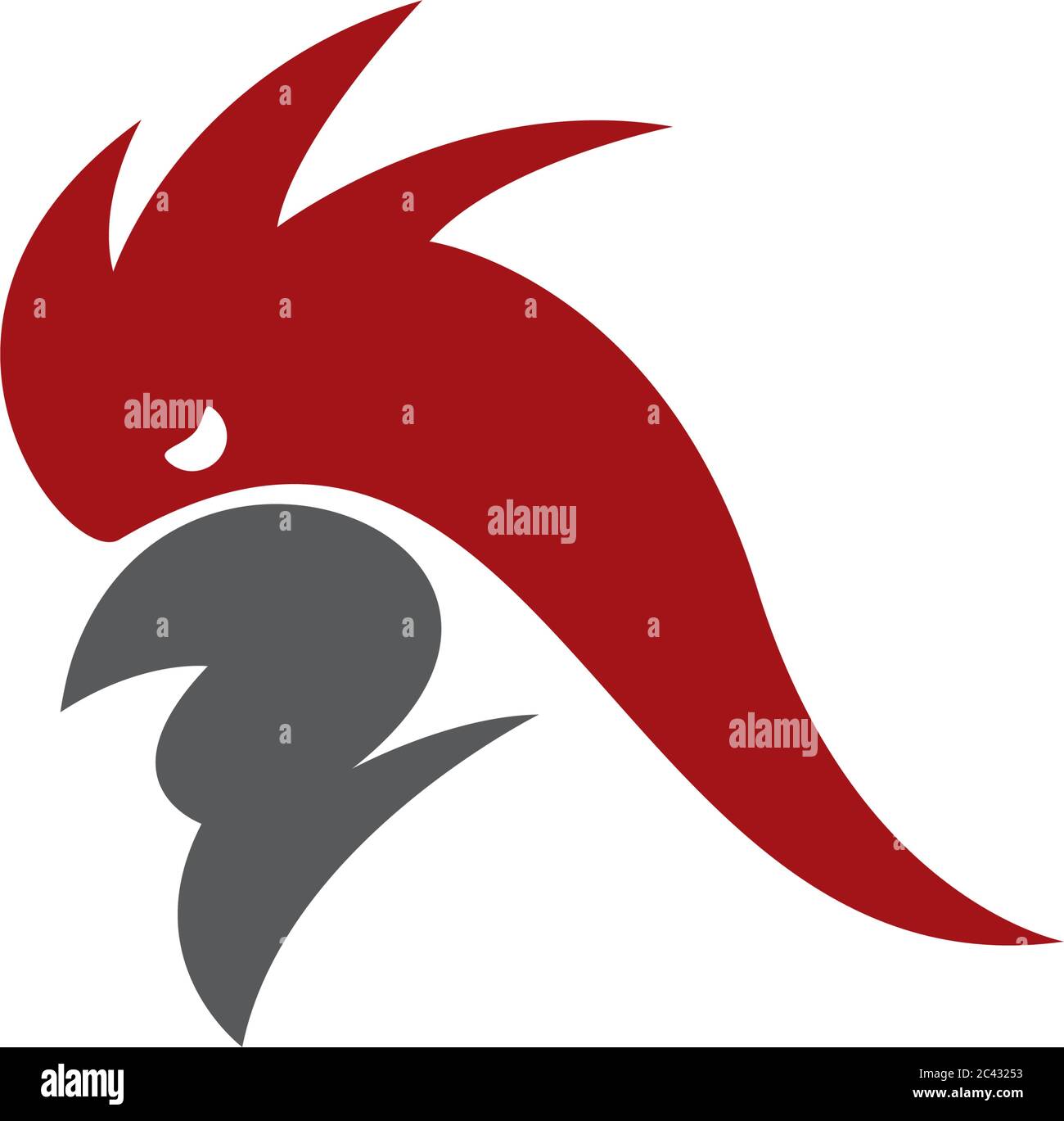Rooster vector icon illustration design Stock Vector Image & Art - Alamy