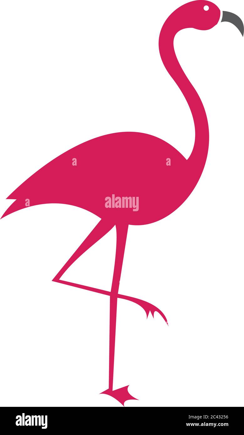 Flamingo line drawing vector vectors hi-res stock photography and ...