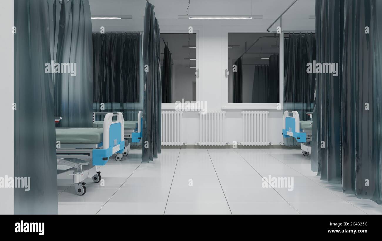 Empty hospital bed night hi-res stock photography and images - Alamy