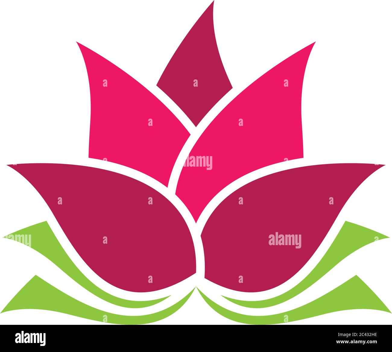 Beauty Vector flowers design logo Template icon Stock Vector Image ...