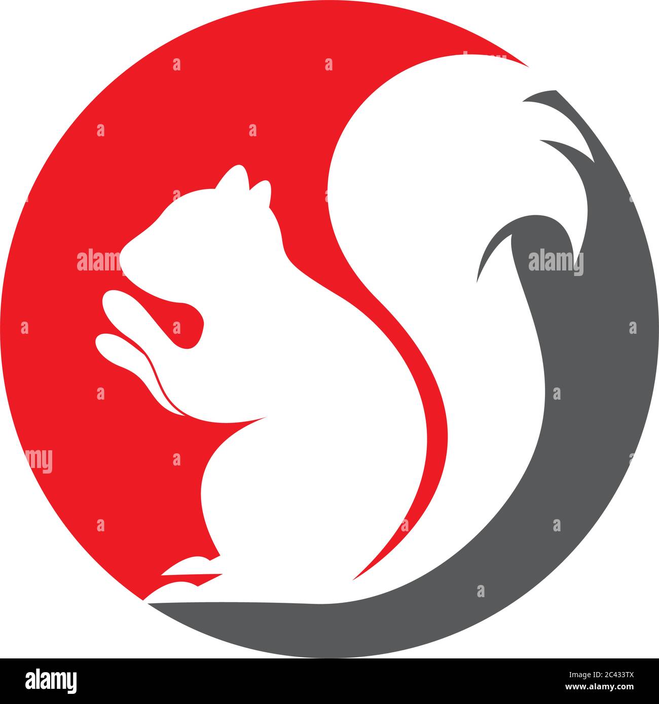 Squirrel logo hi-res stock photography and images - Alamy