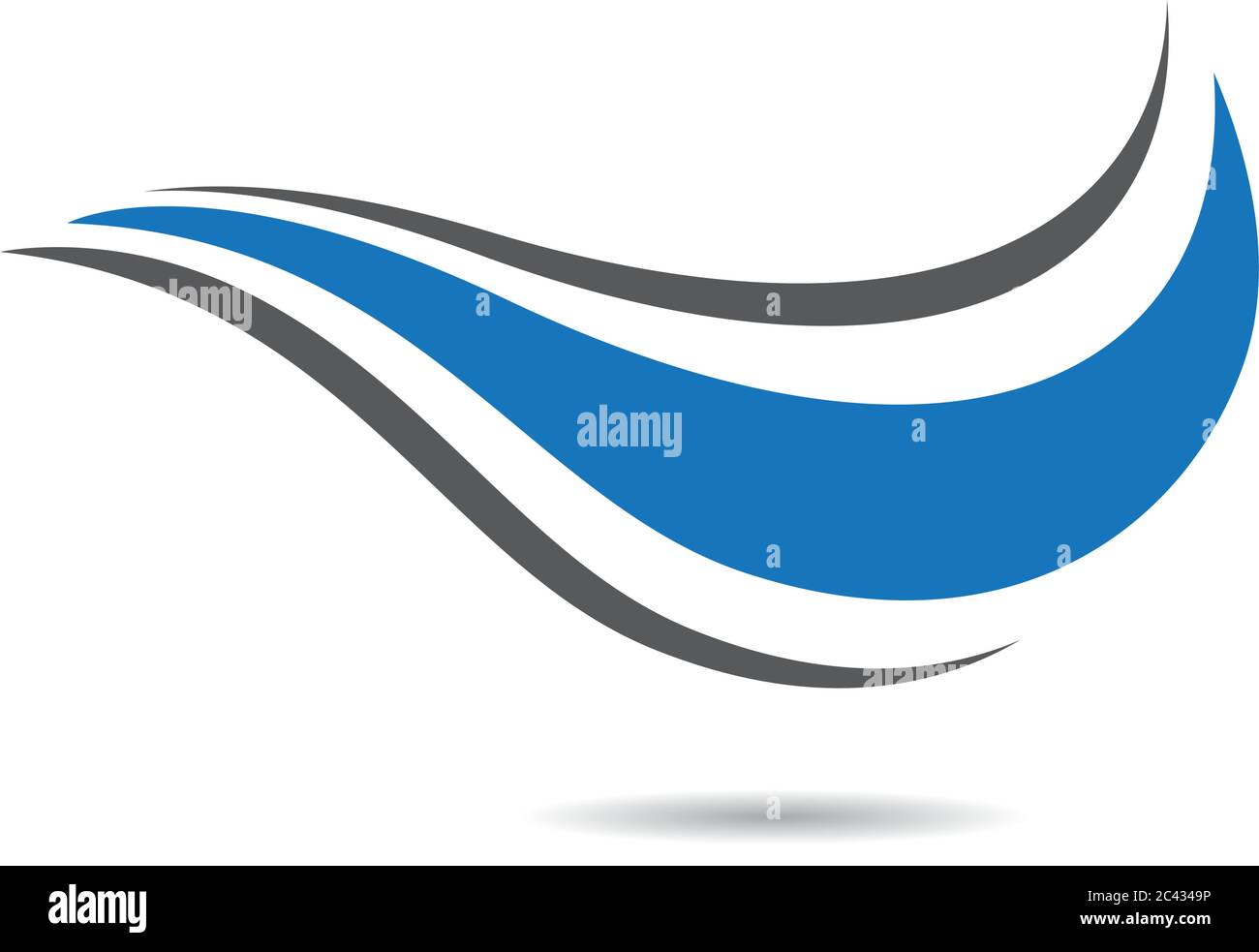 Water wave logo vector icon illustration design Stock Vector Image ...
