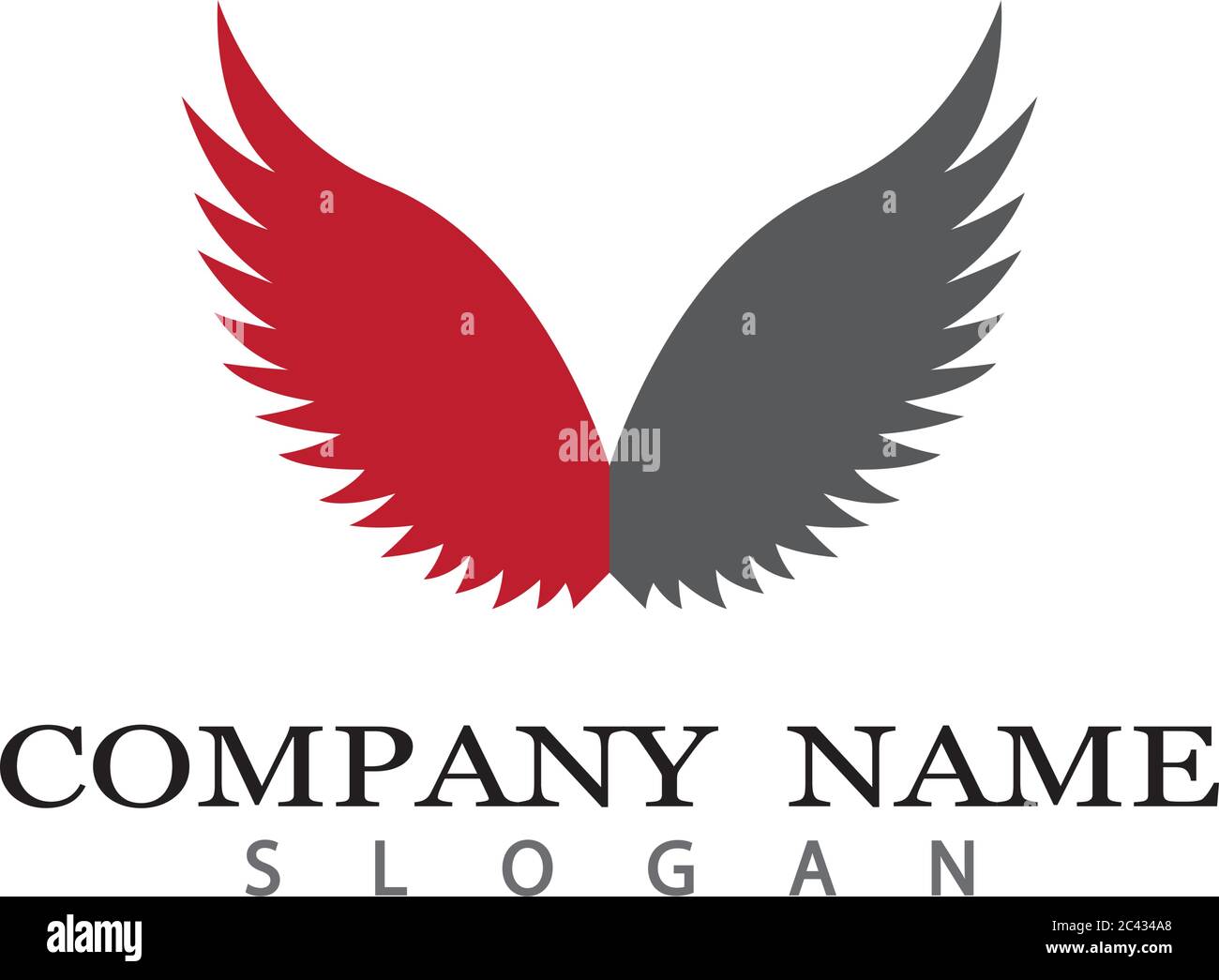 Wing Logo Template vector icon illustration design Stock Vector Image ...