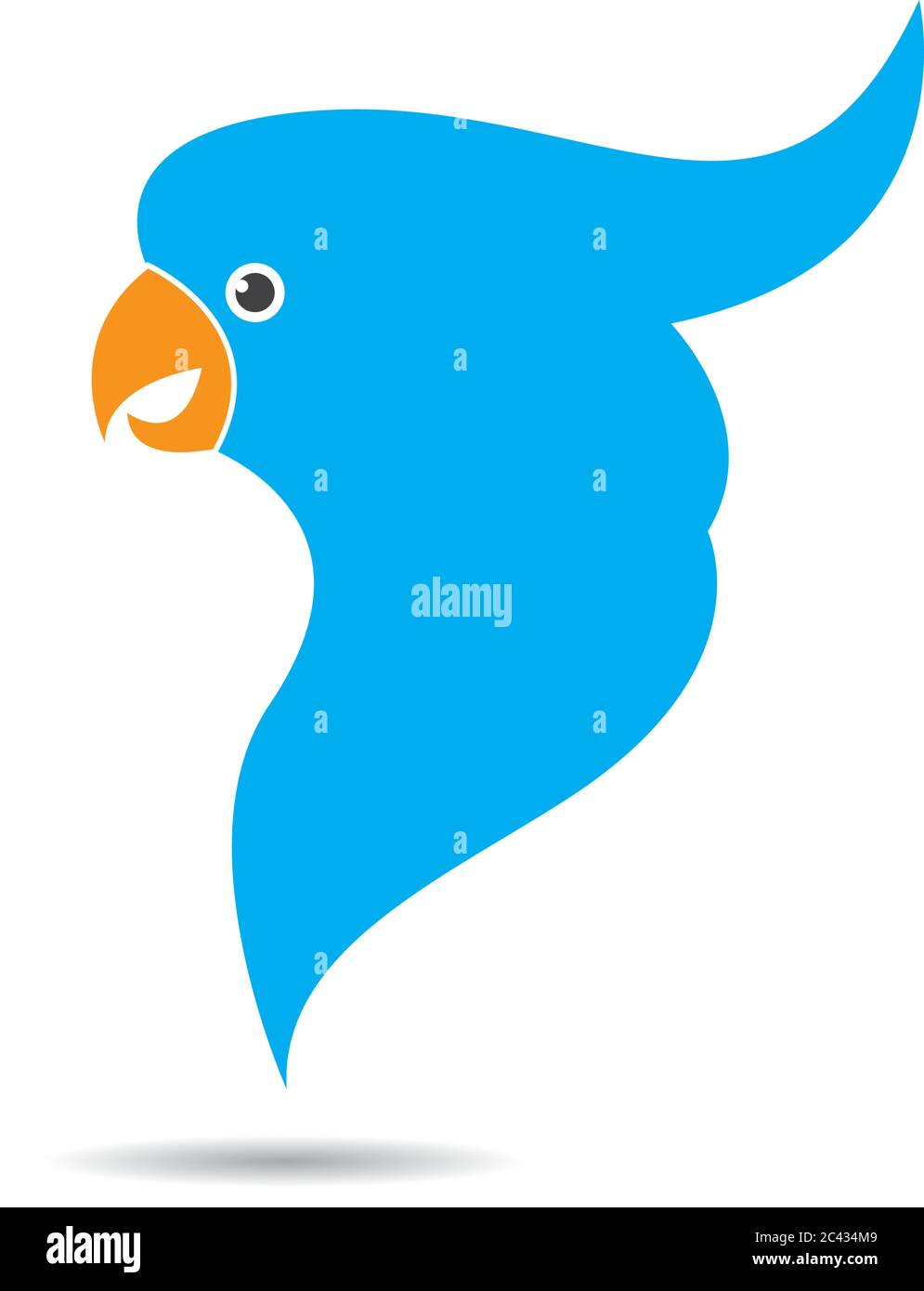 Parrot logo vector illustration Stock Vector Image & Art - Alamy