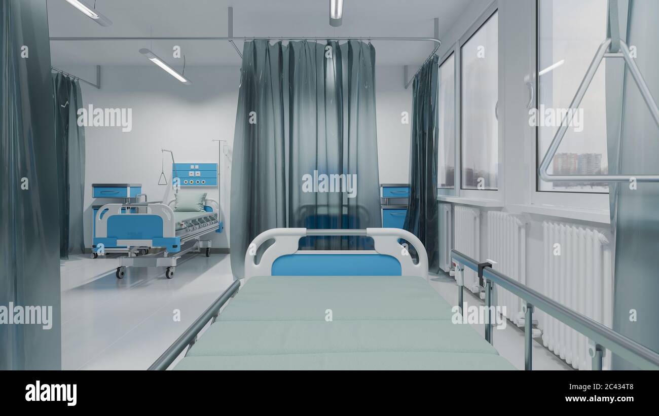 Empty hospital bed night hi-res stock photography and images - Alamy