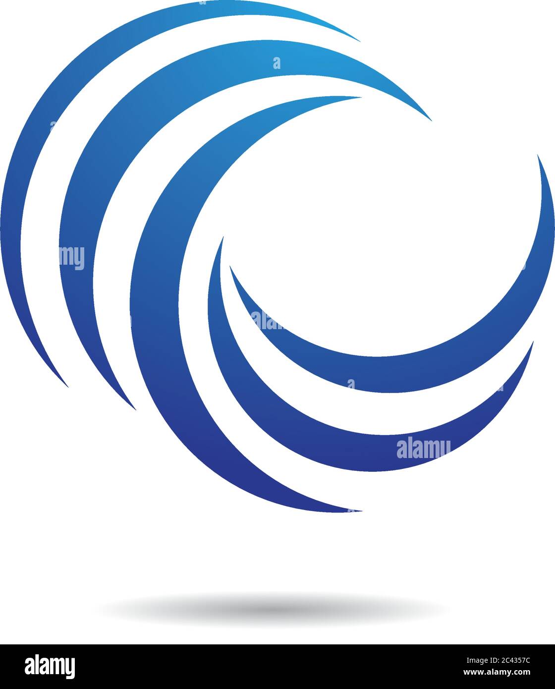 Water wave logo vector icon illustration design Stock Vector Image ...