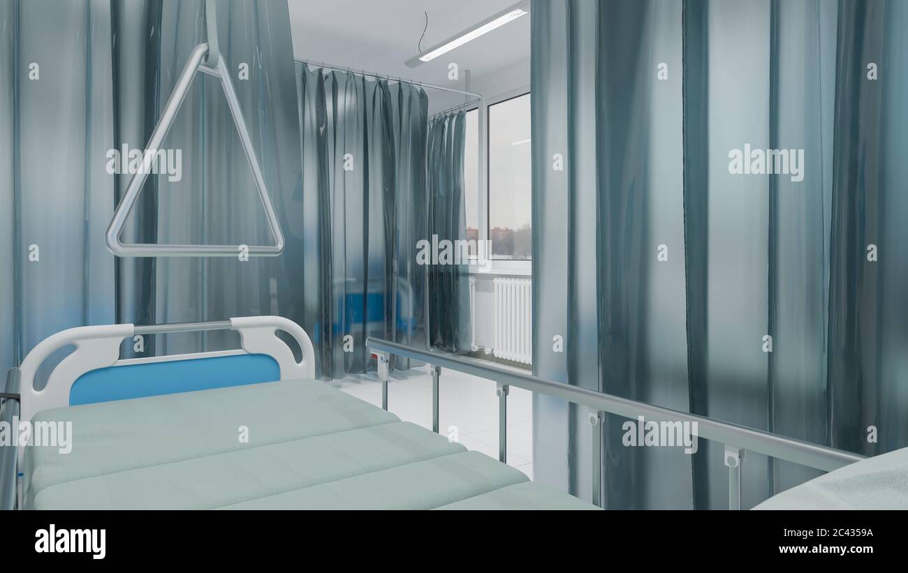 Empty hospital bed night hi-res stock photography and images - Alamy