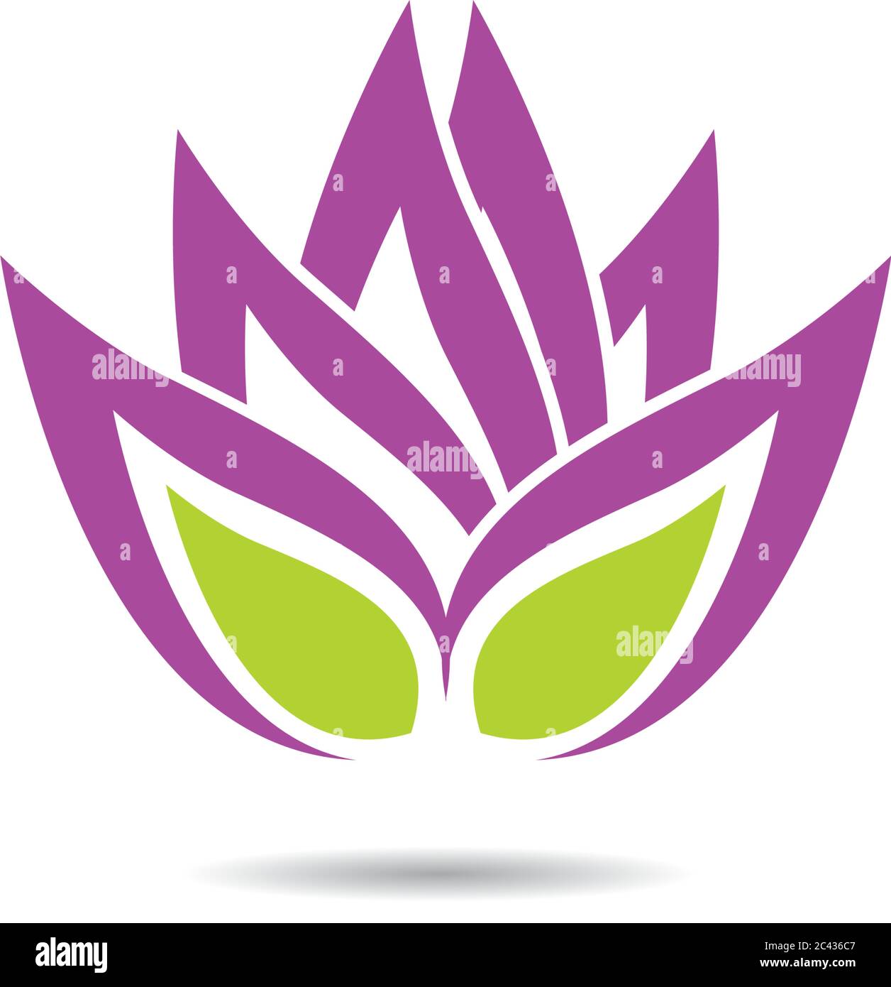 Beauty Vector flowers design logo Template icon Stock Vector Image ...