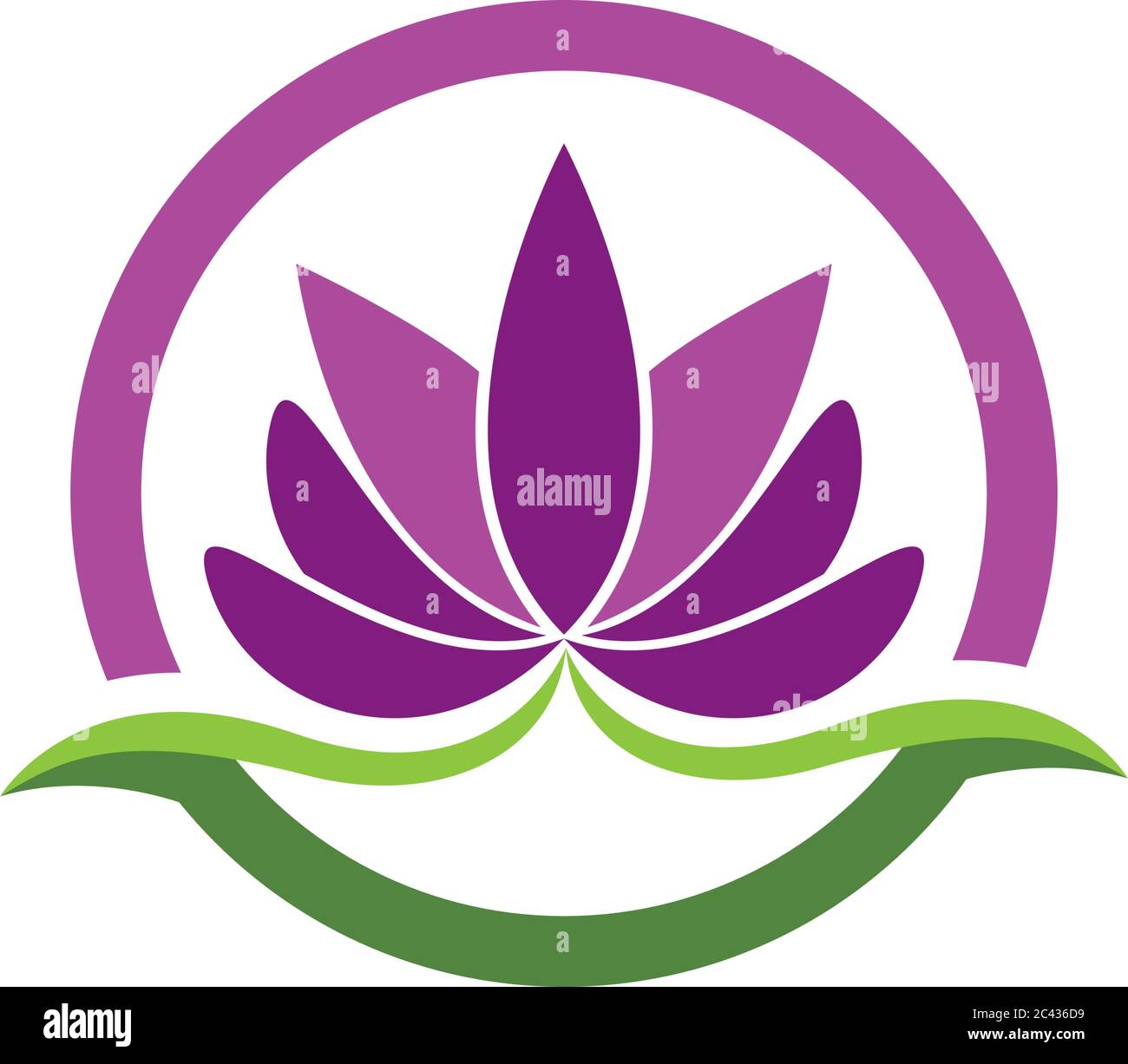 Beauty Vector flowers design logo Template icon Stock Vector Image ...