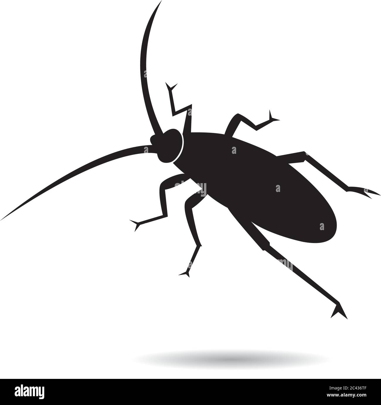 Cockroach logo template vector icon illustration design Stock Vector ...