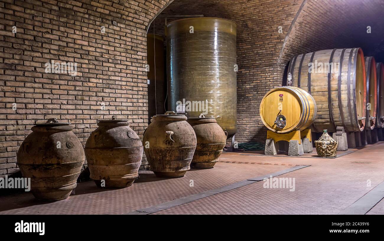historic wine cellar Stock Photo Alamy
