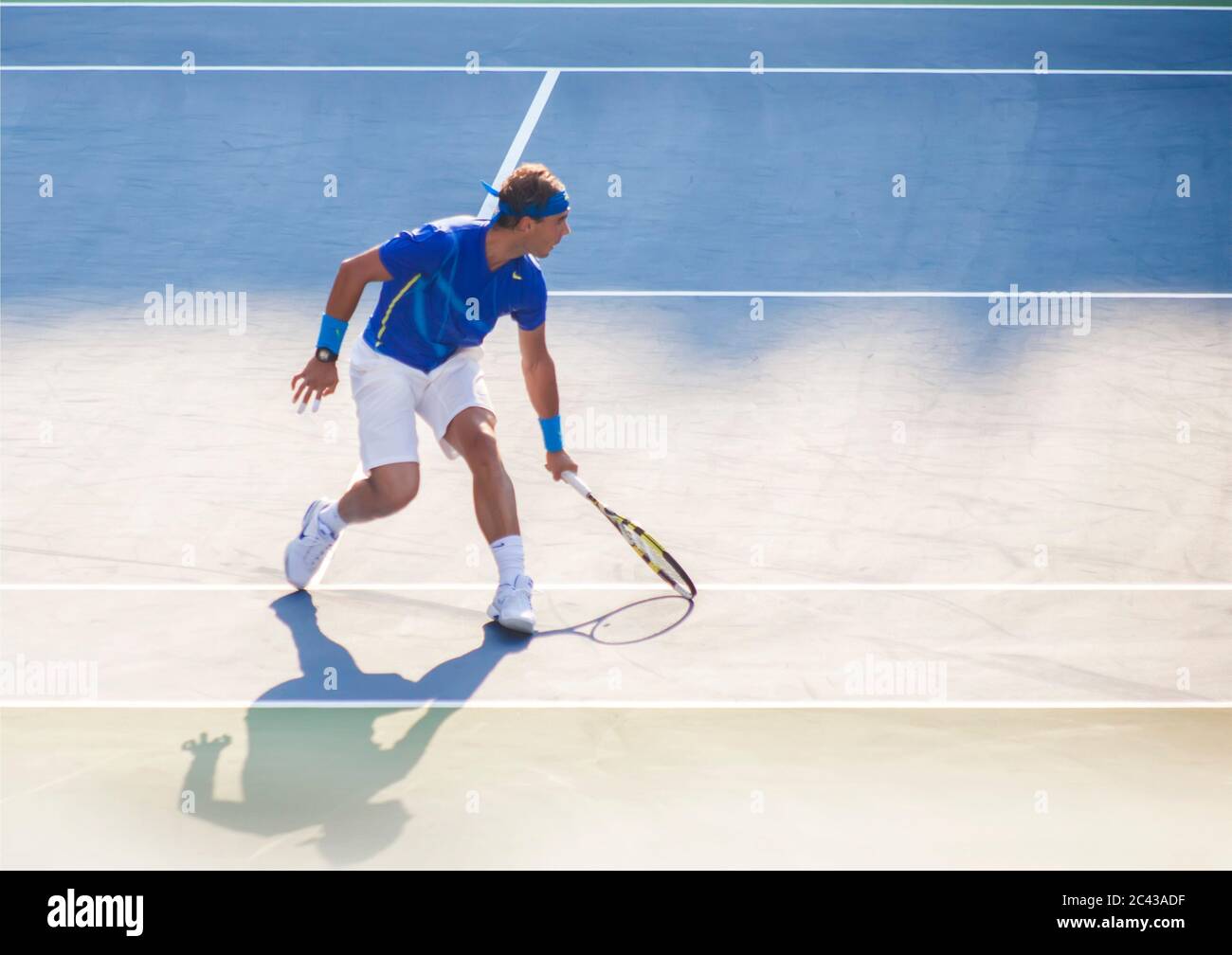 Rafael Nadal  at the US Tennis Open Final, Flushing Meadows, New York, USA Stock Photo