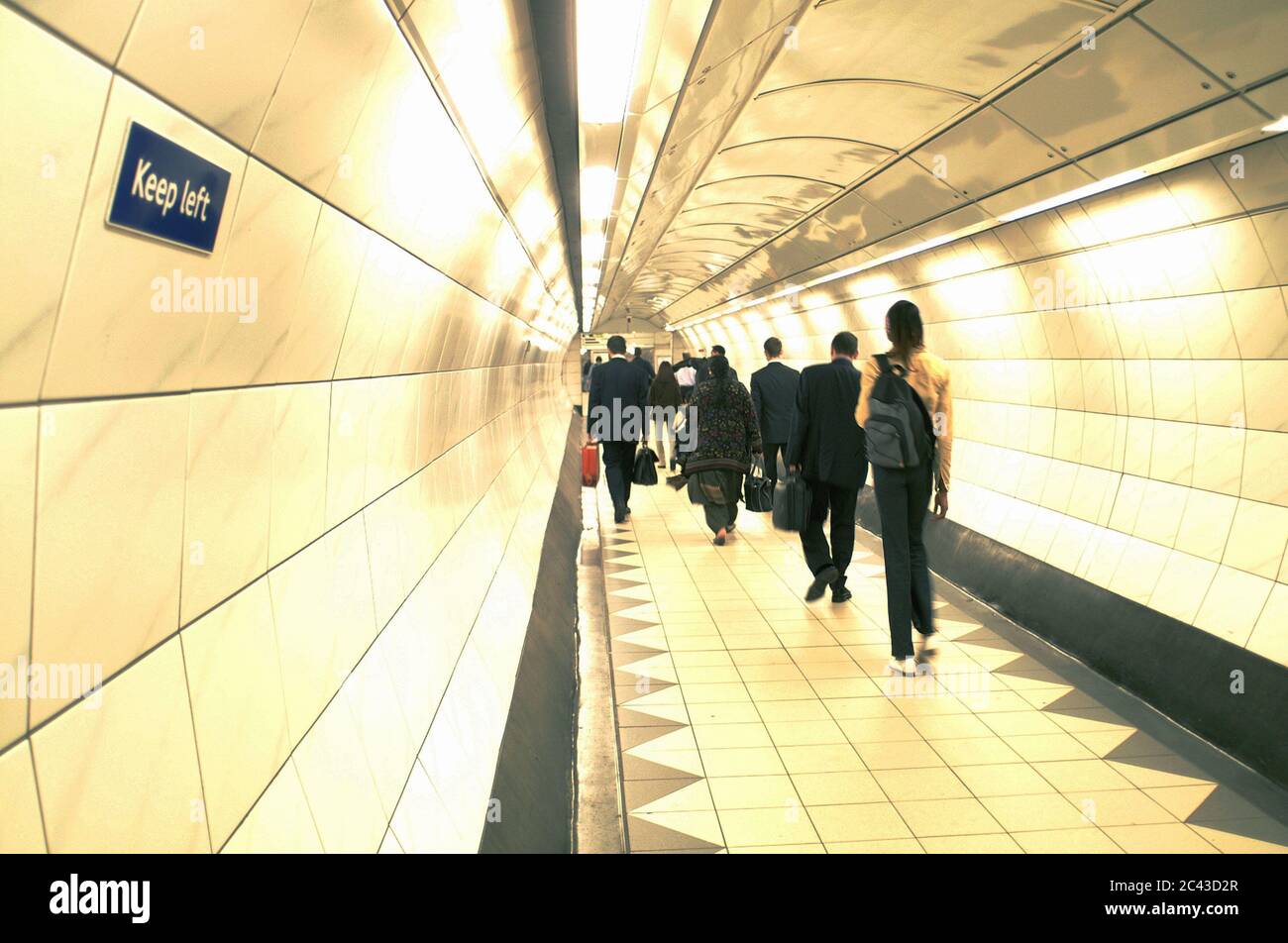 Underground - London - England Stock Photo