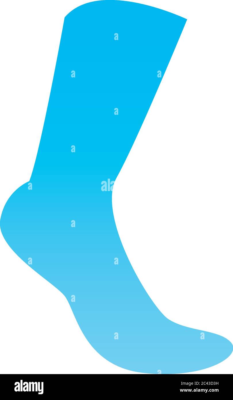 running foot gradient style icon design, Marathon athlete training and