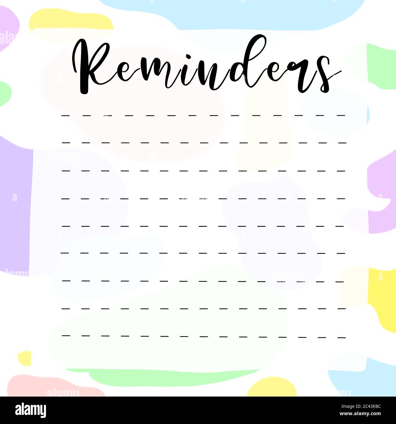 Personal daily, weekly, monthly digital planners or printable organizer