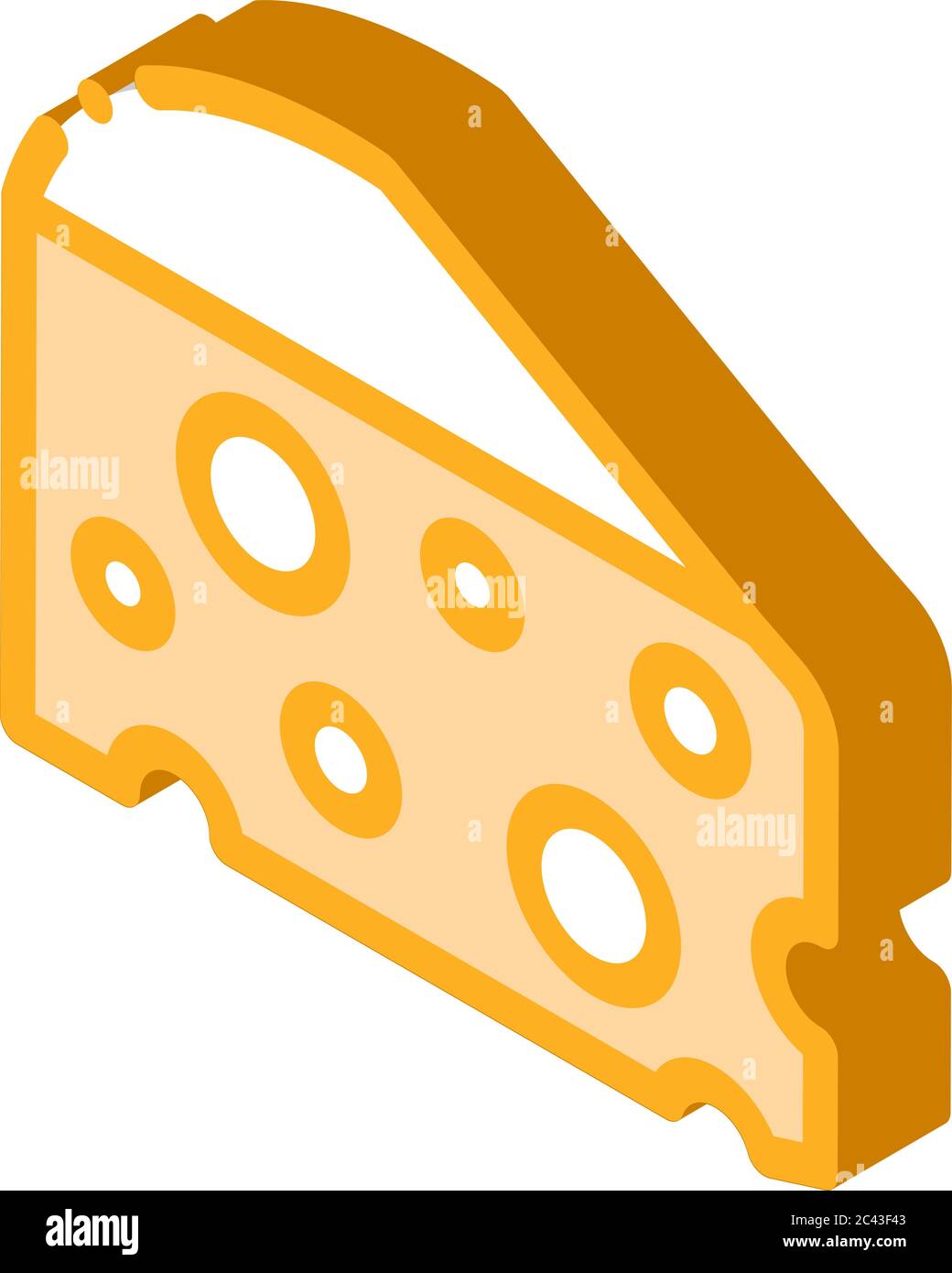 Triangular white bread cheese sandwich Stock Vector Images - Alamy