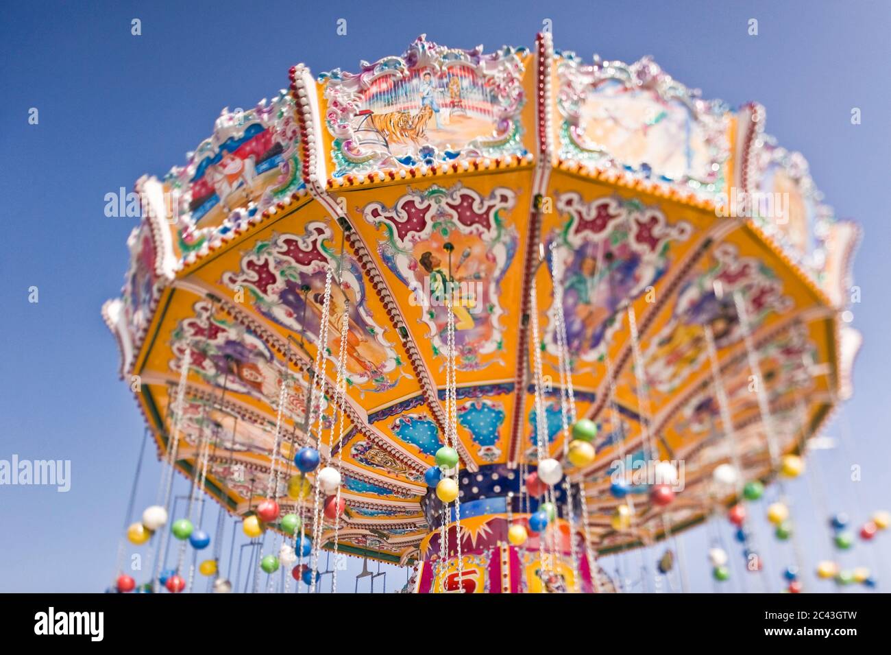 Chain carousel, Munich, Bavaria, Germany Stock Photo - Alamy