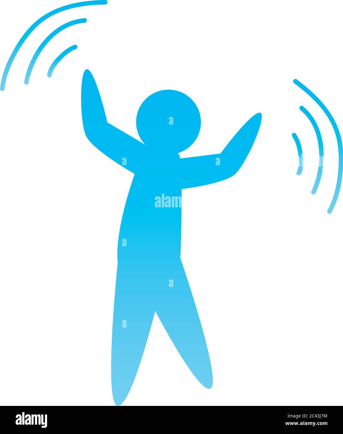 Avatar gradient style icon design of Person profile social ...