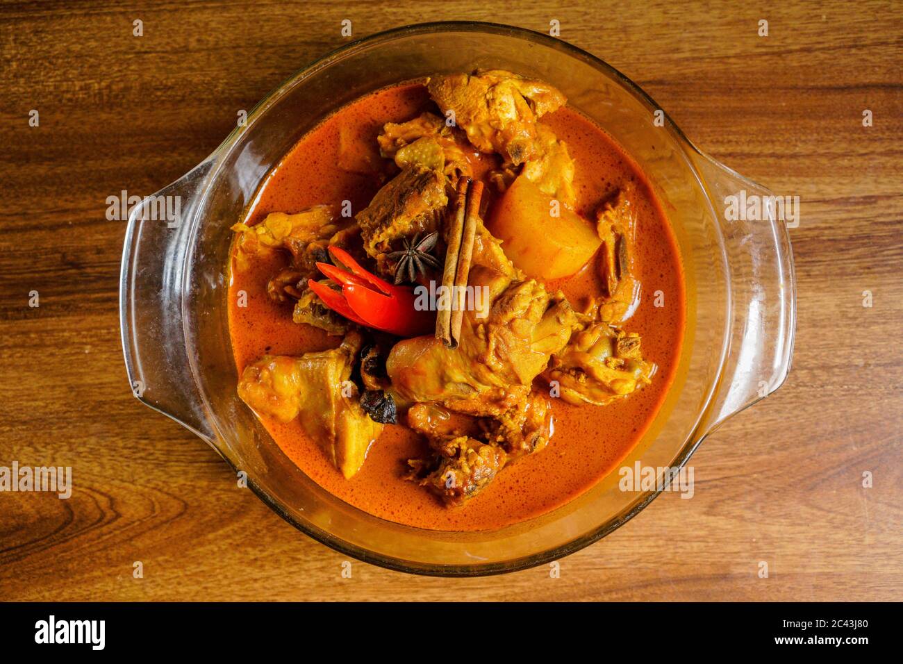 Chicken curry, dish originating from the Indian subcontinent, common