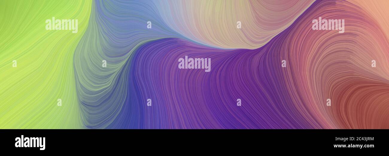 colorful vibrant abstract art waves graphic with smooth swirl waves ...