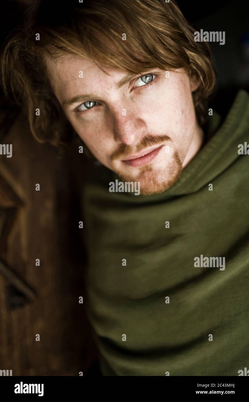 Blond hair blue eyed young man hi-res stock photography and images - Alamy