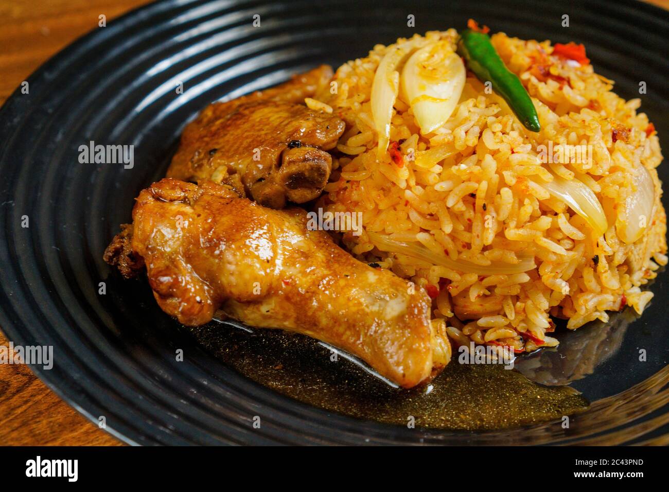 nasi goreng ayam black pepper
