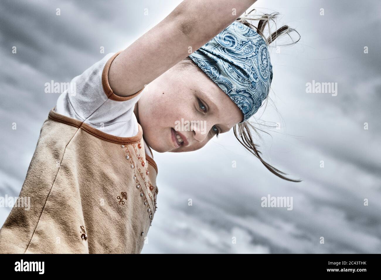Raises arm hi-res stock photography and images - Alamy