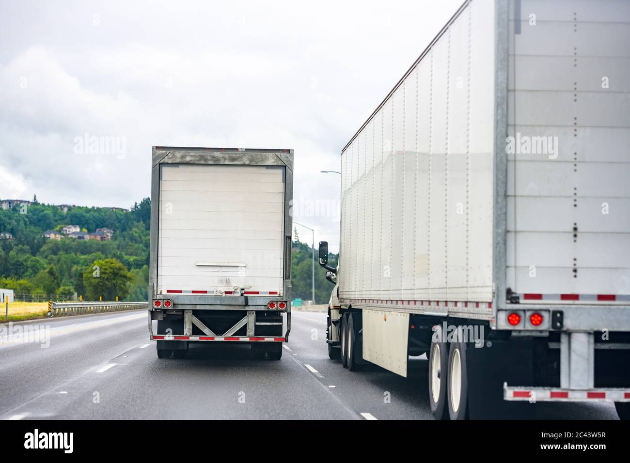 Industrial professional long haul big rig diesel semi trucks ...