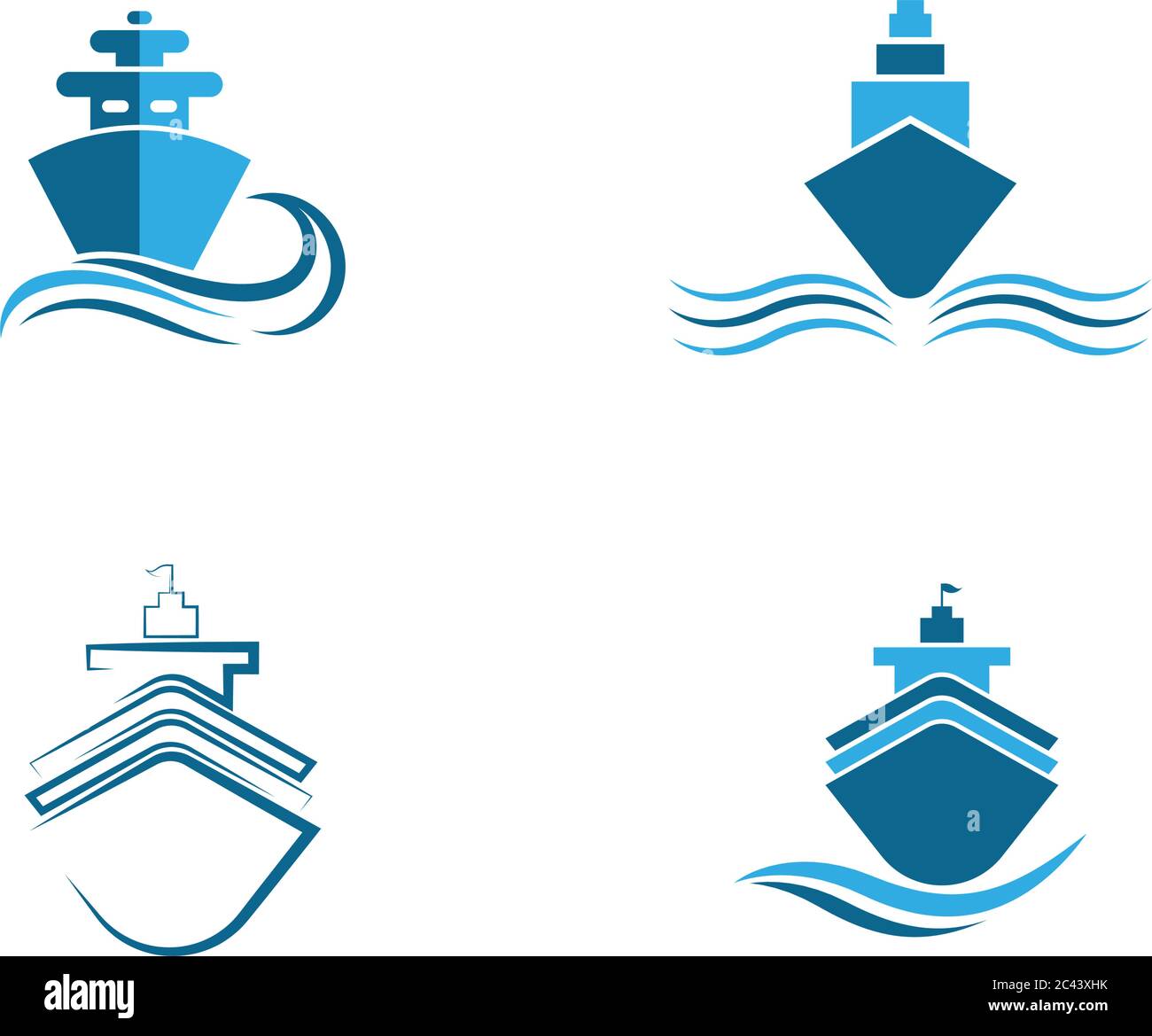 Cruise ship logo template vector icon design Stock Vector Image & Art ...