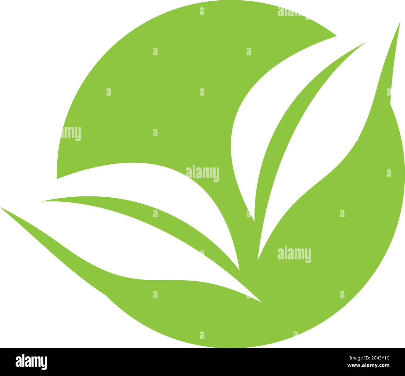 Leaf logo template vector icon design Stock Vector Image & Art - Alamy
