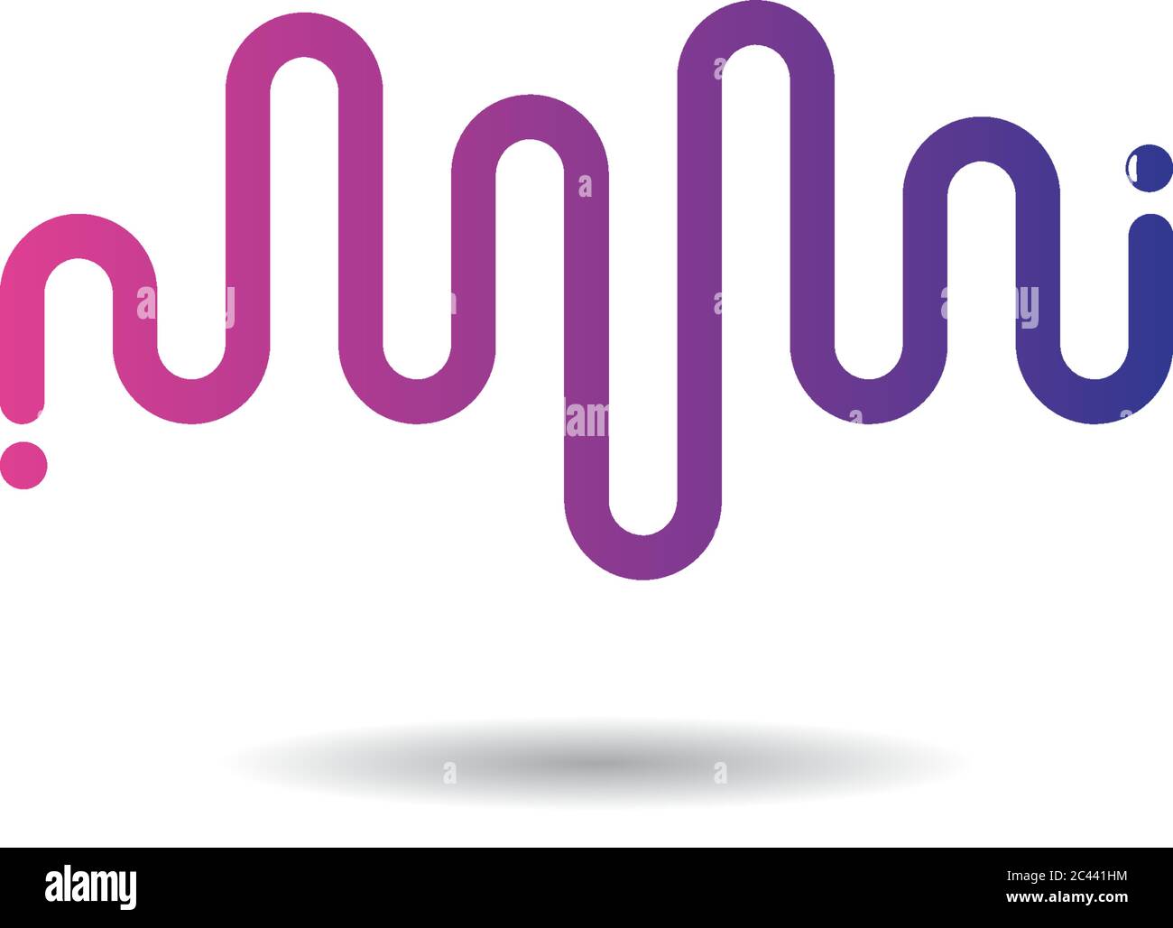 Pulse symbol illustration design Stock Vector