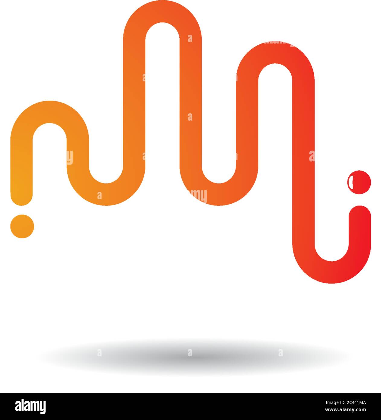 Pulse symbol illustration design Stock Vector
